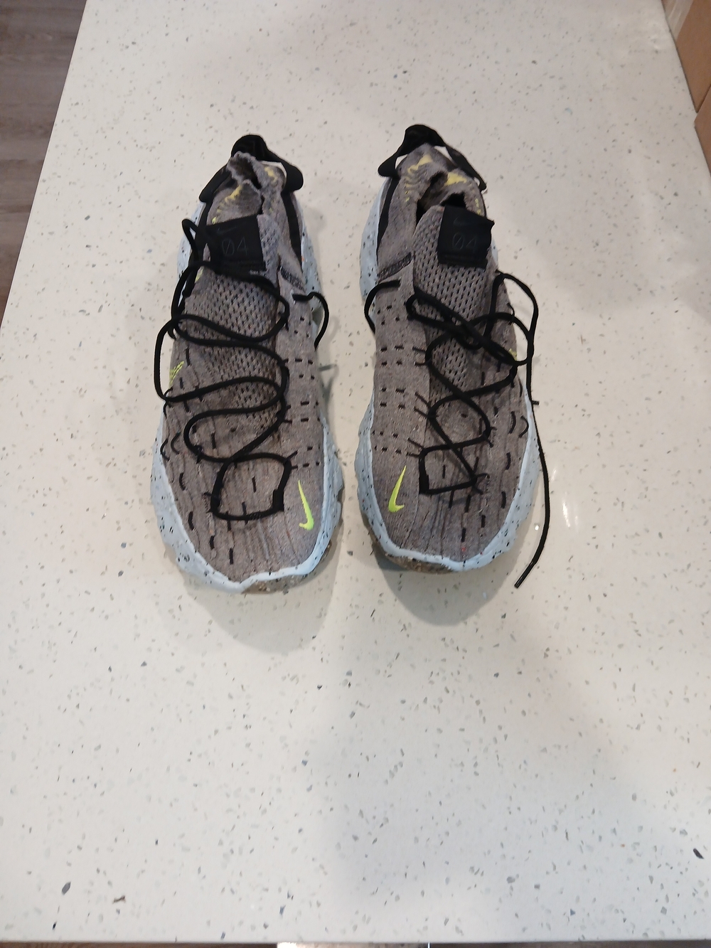 Size 10.5 - Nike Space Hippie 04 Grey Volt